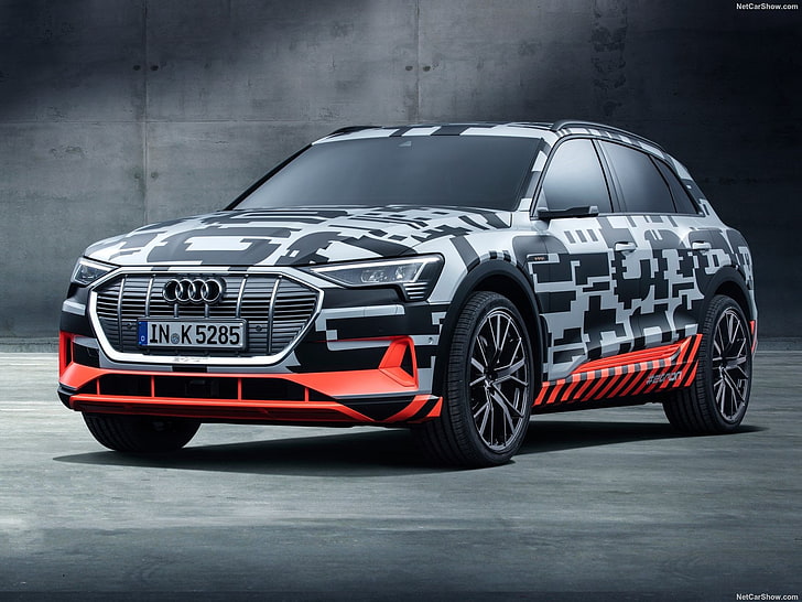 Audi E Tron Quattro Concept 2, car, motor vehicle, mode of transportation, HD wallpaper