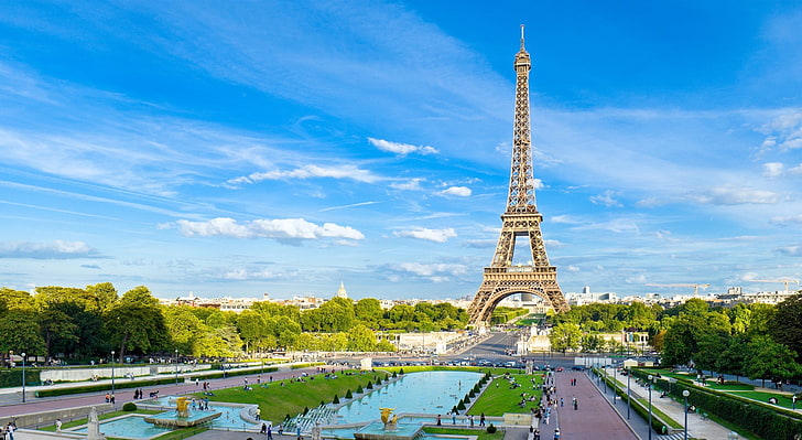 Torre Eiffel, Eiffel tower, Paris France, Europe, travel destinations, HD wallpaper