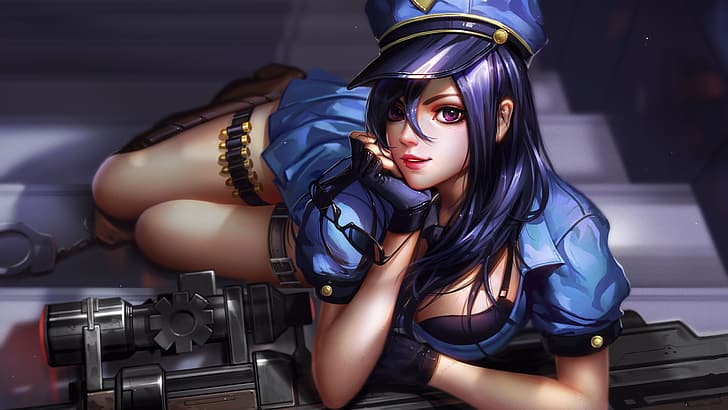 League of Legends, video games, Caitlyn, Caitlyn (League of Legends)