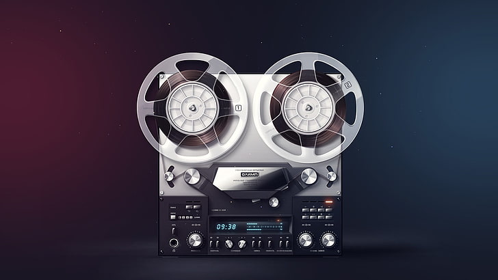 HD wallpaper: audio recording machine, Tape Machine, reel-to-reel