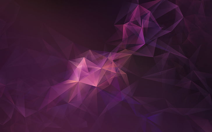 Pink Lowpoly Abstract Samsung Galaxy S9 Stock, pattern, backgrounds, HD wallpaper