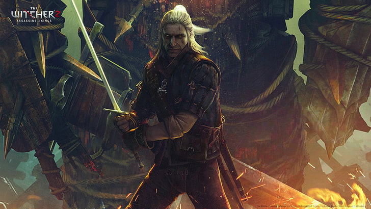 The Witcher game wallpaper, The Witcher 2 Assassins of Kings, HD wallpaper