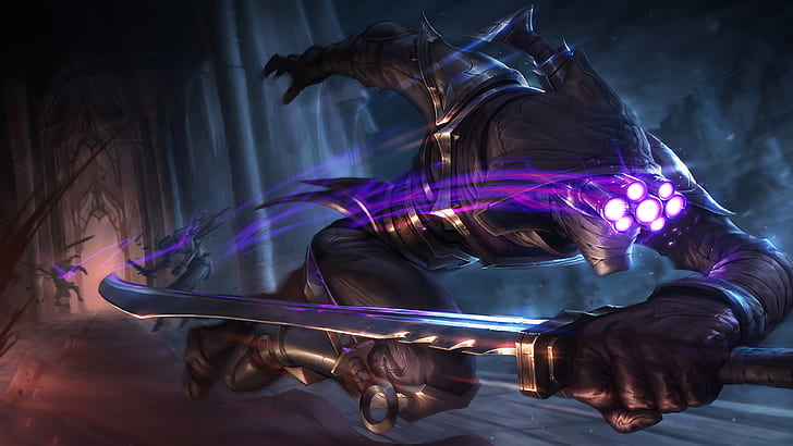The game, Speed, Sword, Weapons, League of legends, LoL, Riot Games, HD wallpaper