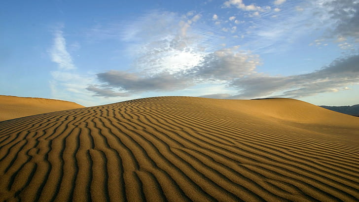 landscape, desert, sand, dunes, HD wallpaper