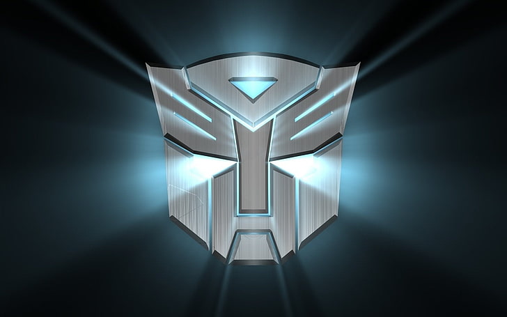 Decepticons and Autobots logo, Transformers, logo, movies, simple  background HD wallpaper | Wallpaper Flare