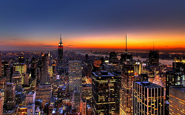 New York Skyline, HD wallpaper