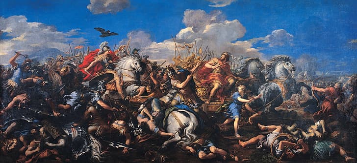 painting, classic art, Alexander the Great, Pietro da Cortona