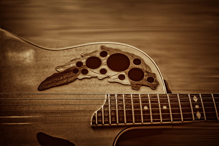 music, wood, strings, musical instruments, guitars, Ovation, HD wallpaper