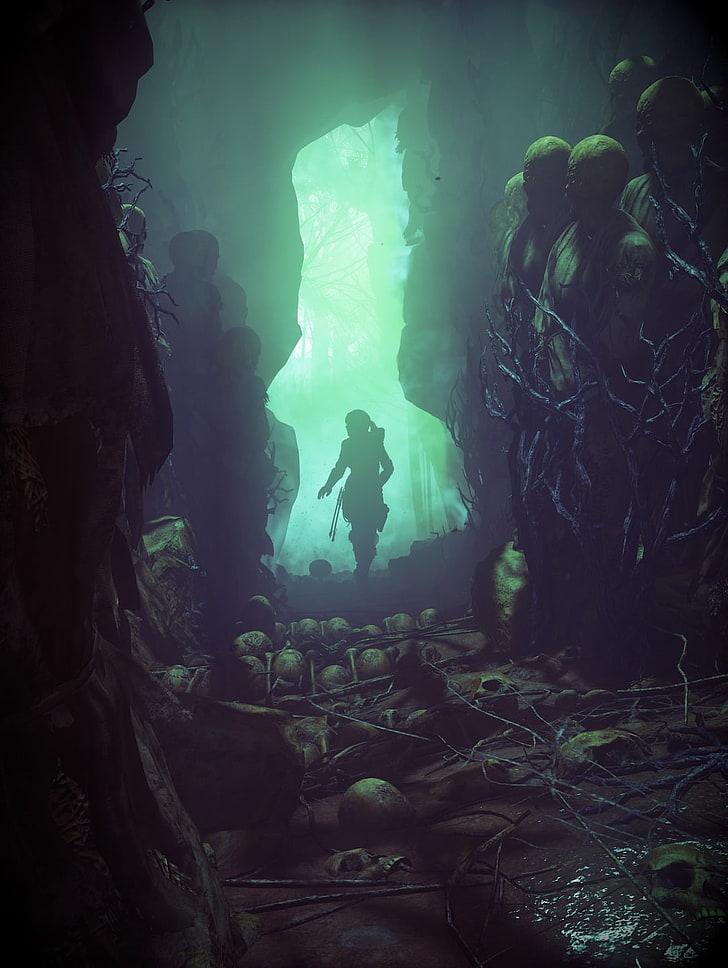 videogame screenshot, Lara Croft, Tomb Raider, Rise of the Tomb Raider, HD wallpaper