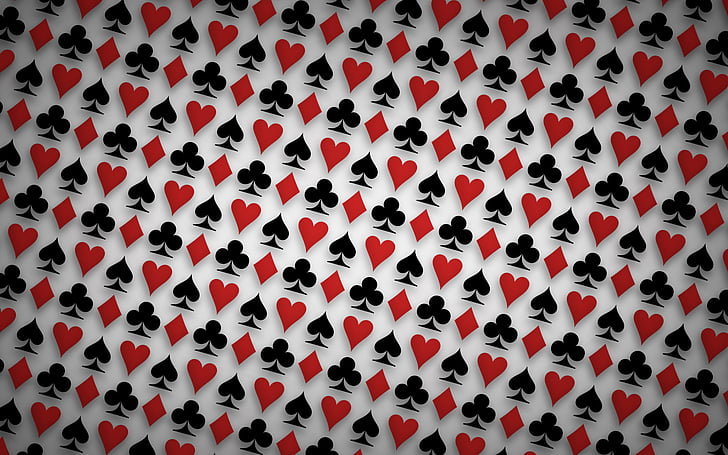 background, cards, hearts, pattern, spades, suit, texture, HD wallpaper