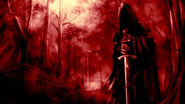 The Lord of the Rings, Nazgûl, red, one person, adult, women