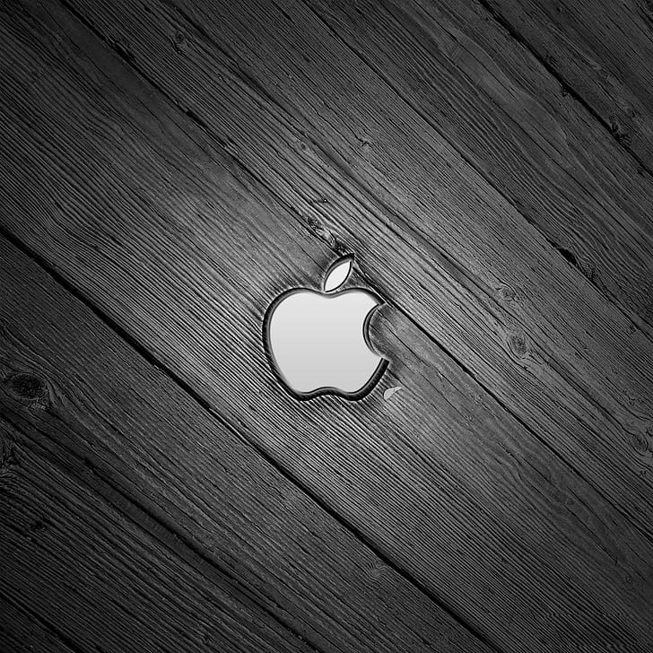 Hd Wallpaper Ipad Apple Electronic Products Brand Logo Silver Wood Technology Wallpaper Flare