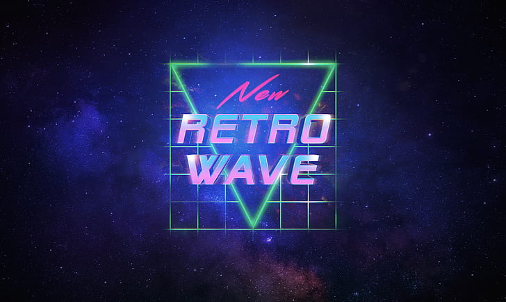 Stars, Space, Background, Synthpop, Retrowave, Synth-pop, Synthwave, HD wallpaper