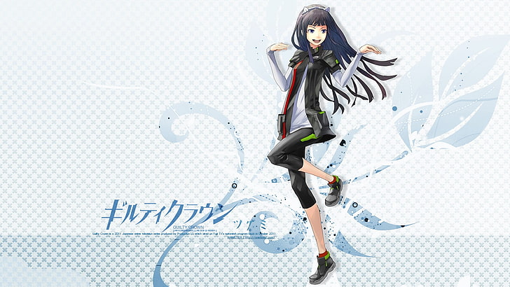 Guilty Crown, Tsugumi (Guilty Crown), full length, one person, HD wallpaper