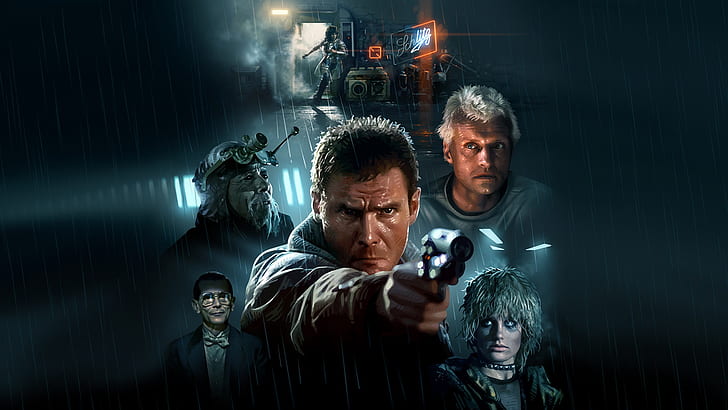 Harrison Ford, Blade Runner, Cyberpunk