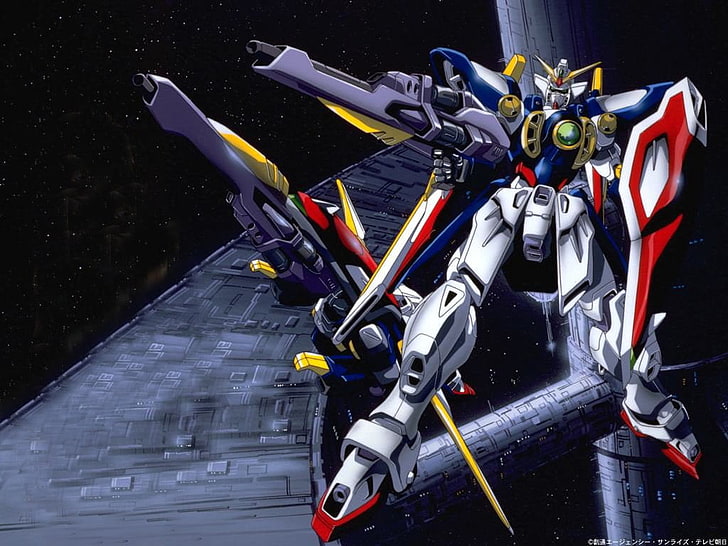 Hd Wallpaper Anime Mobile Suit Gundam Wing No People Transportation Stationary Wallpaper Flare