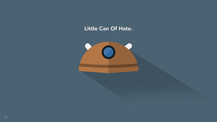 Little Can of Hate clip-art, Doctor Who, Daleks, communication