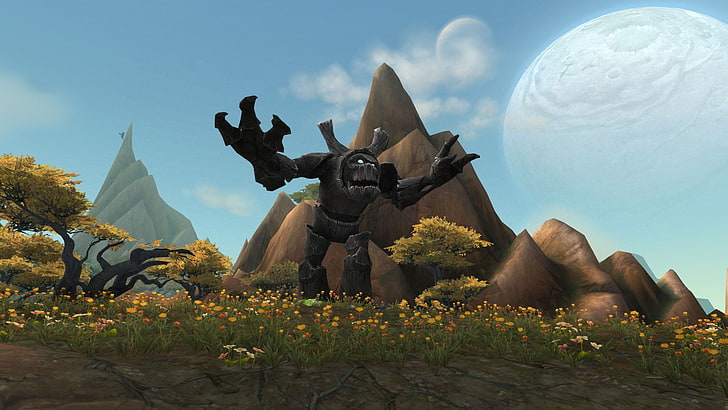 grey monster illustration, World of Warcraft: Warlords of Draenor