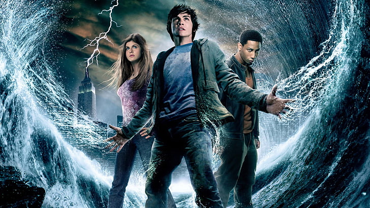 percy jackson and the olympians the lightning thief, water, HD wallpaper