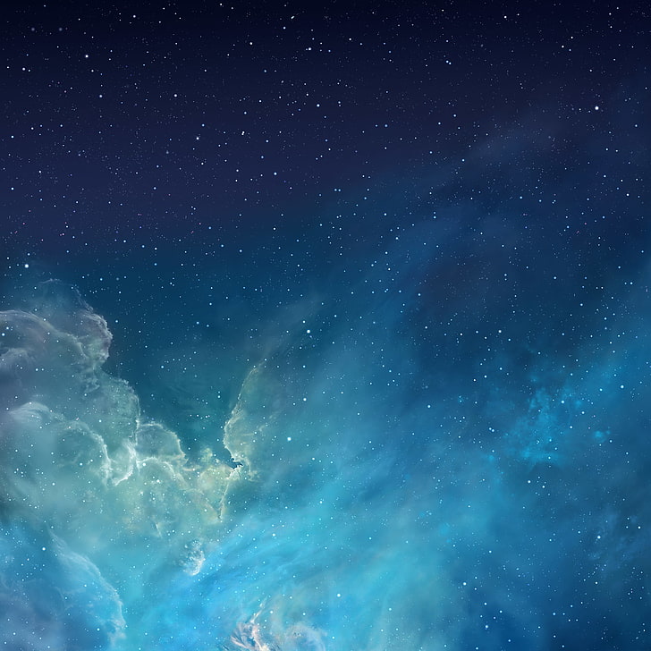 HD wallpaper: Apple Inc., galaxy, IOS 7, sky, space, astronomy, star -  space | Wallpaper Flare