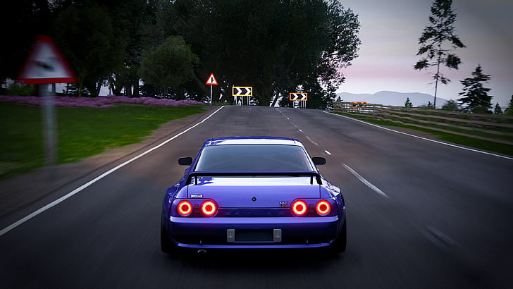 Forza Horizon 4, car, vehicle, JDM, skyline r32, Nissan Skyline, HD wallpaper
