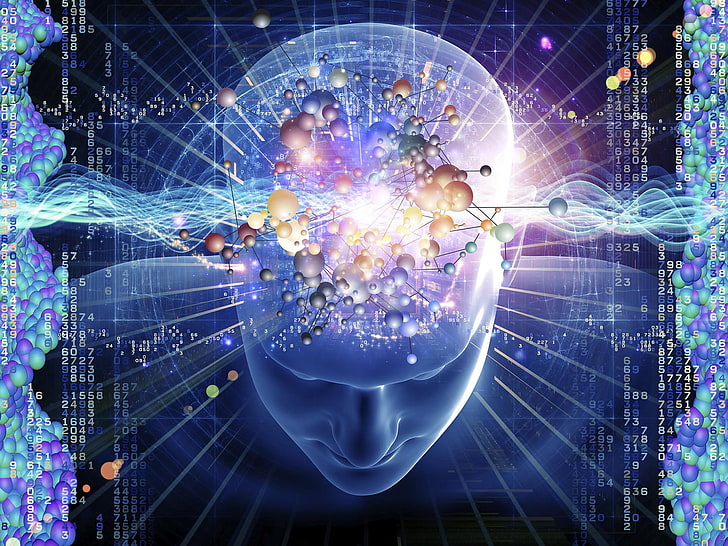 brain cells wallpaper, Figures, Matrix, Inspiration, Mind, technology, HD wallpaper