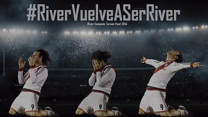 River Plate, Fernando Cavenaghi, Argentina, men, soccer, sport, HD wallpaper