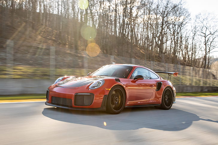 Porsche, Porsche 911 GT2 RS, Car, Red Car, Sport Car, Vehicle, HD wallpaper