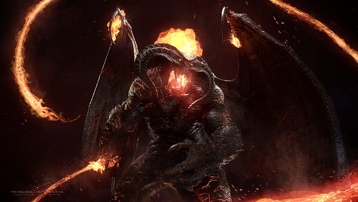 The Lord of the Rings, Balrog (Lord Of The Rings), HD wallpaper