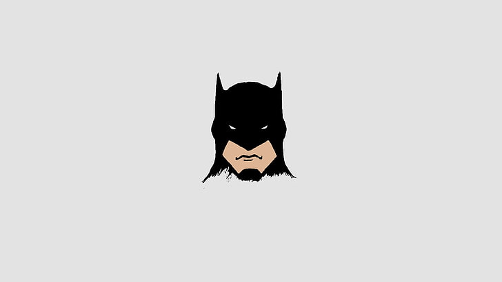 black and white cat illustration, Batman logo, Batman: Arkham Asylum, HD wallpaper