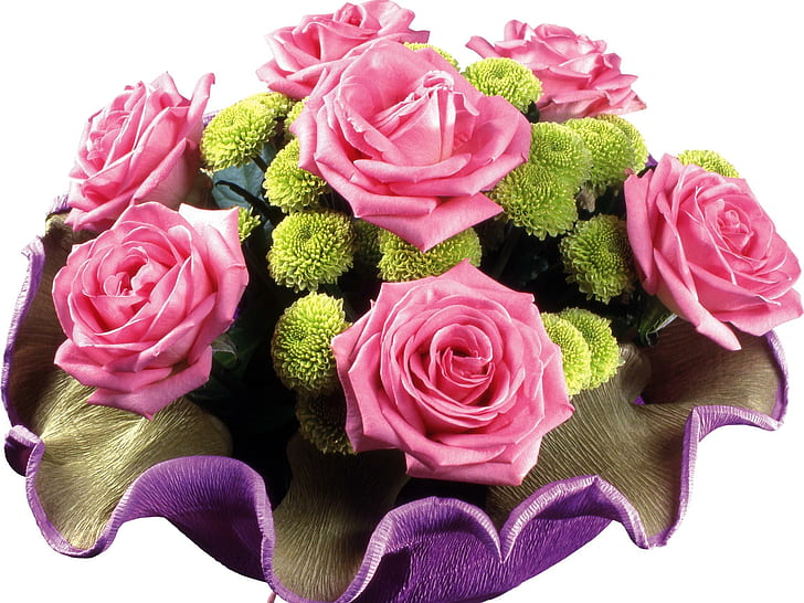 ๑♥๑ Floral Mix ๑♥๑, chrysanthemums, lovely, centerpiece, HD wallpaper