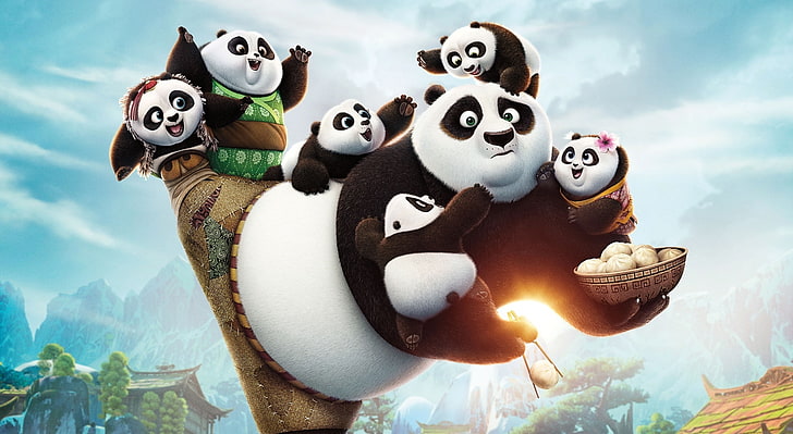 Kung Fu Panda 3 2016, Kong Fu Panda 2 movie still, Cartoons, Others