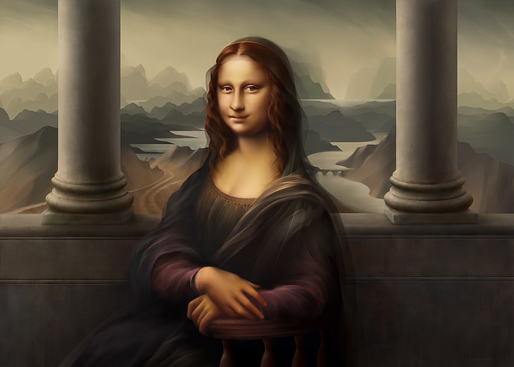 picture, The Louvre, Museum, Mona Lisa, Art, L. da Vinci, Leonardo, HD wallpaper