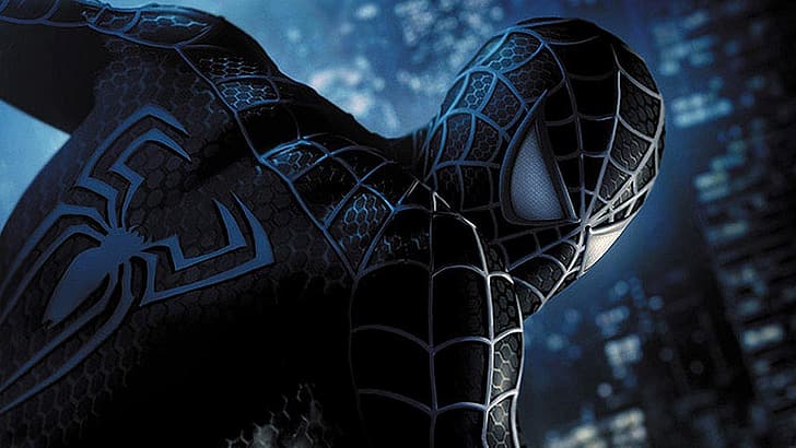 black suit, Spider-Man 3, HD wallpaper