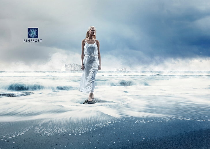 Marius beck dahle, photography, sea, Norway, women, model, one person, HD wallpaper