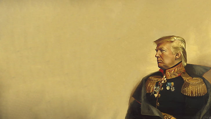 Donald Trump, presidents, politics, colonel suit, one person, HD wallpaper