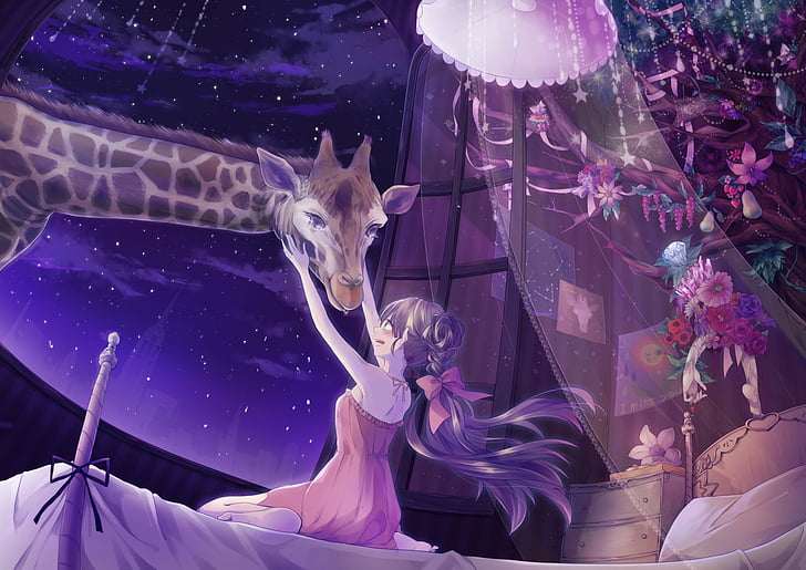 cute anthro anime giraffe digital art  Stable Diffusion  OpenArt