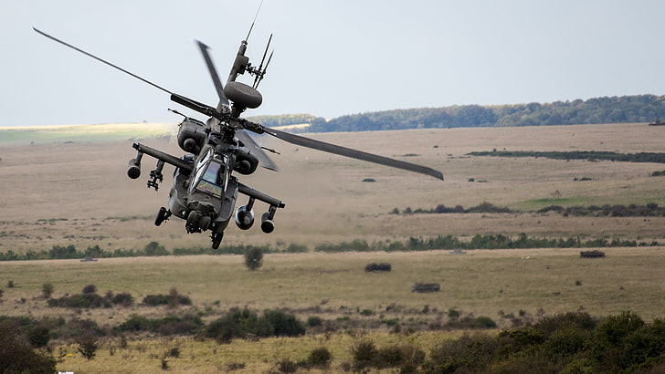 helicopters, military, Boeing Apache AH-64D, attack helicopters