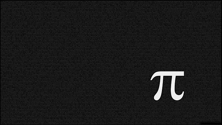 pi, numbers, typography, minimalism, monochrome, no people, HD wallpaper