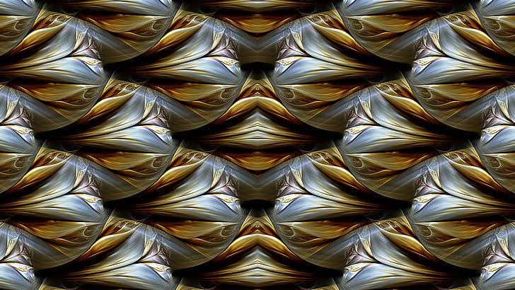 abstract, fractal, pattern, symmetry, digital art