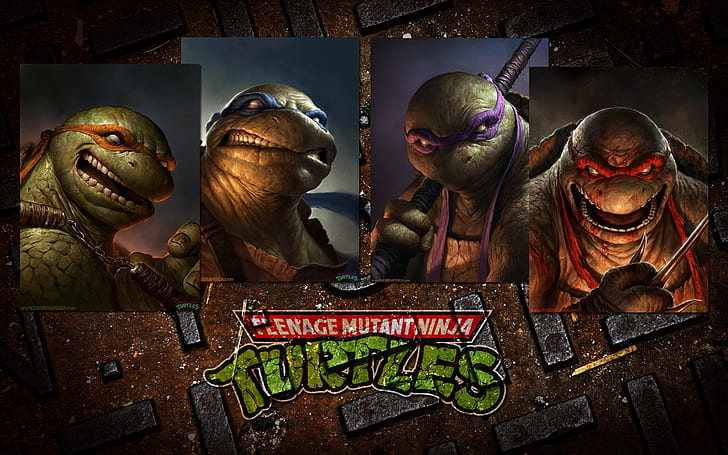 Teenage Mutant Ninja Turtles HD, cartoon/comic, HD wallpaper