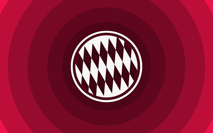 FC Bayern Munich-Logo Brand Sports HD Wallpaper, geometric shape, HD wallpaper