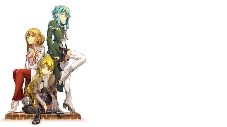 Sword Art Online, anime girls, Leafa(Sword Art Online), Kirigaya Suguha, HD wallpaper