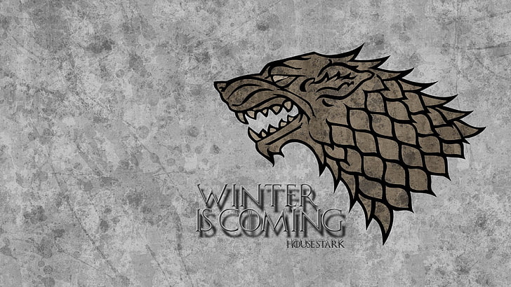 Game of Thrones, House Stark, sigils, Winter Is Coming, TV, HD wallpaper