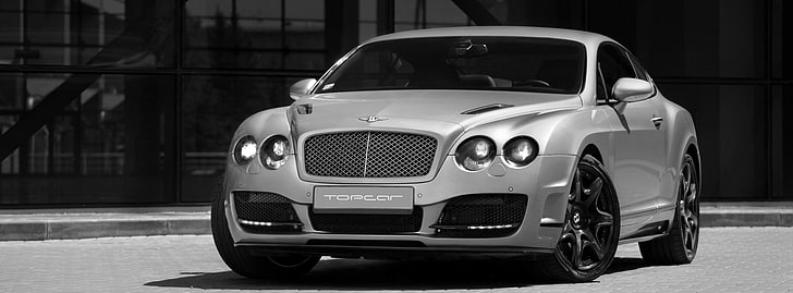 Bentley Continental GT Bullet, silver Bentley Continental GT coupe