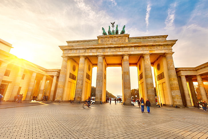 Berlin, Travel, Tourism, Brandenburg Gate, Germany, HD wallpaper