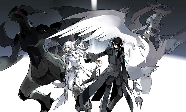HD wallpaper: black and white dragon anime character wallpaper, Pokémon,  Zekrom | Wallpaper Flare