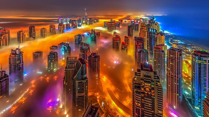 Download Burj Khalifa At Dusk Dubai 4K Wallpaper  Wallpaperscom