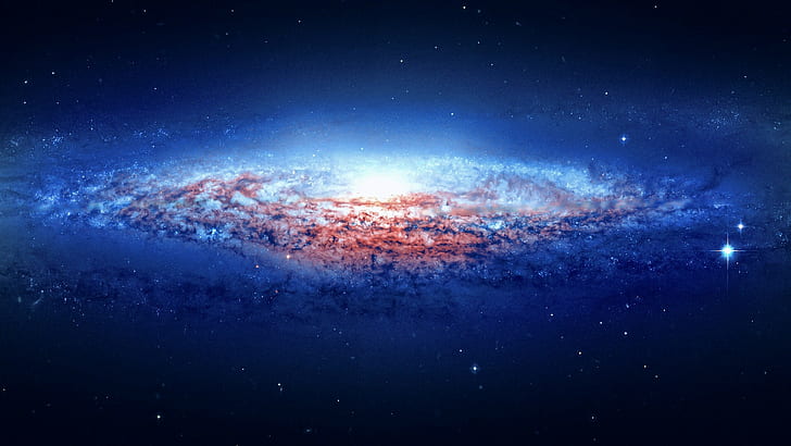 galaxy, universe, space, stars, HD wallpaper