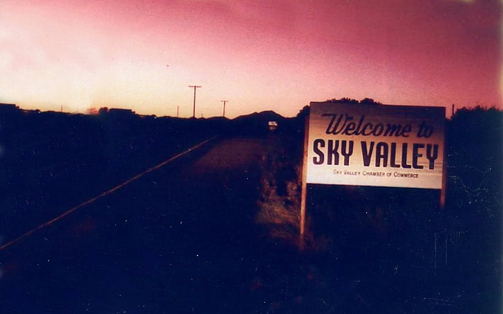 kyuss, signs, sky, valley